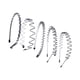 thumbnail image 4 of Diadema de moda para el cabello, estilos mixtos, estilo ondulado de primavera, aro para el cabello para hombres y mujeres 5 piezas, 4 of 8