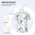 thumbnail image 5 of Rocae Scarf Bear for Breathable Men's Baseball T-Shirt Fashionable Casual Baseball Jersey, Moisture-wicking Sportswear X-Large, 5 of 9