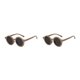thumbnail image 4 of Sonducket Gafas de sol ópticas redondas Gafas de bebé Color facial con marco de forma redonda Accesorios de ropa a juego Marrón moca Marrón moca 2piezas Sonducket CBP384871, 4 of 6
