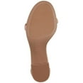 thumbnail image 4 of INC Womens Beige Ankle Strap Padded Sassia Round Toe Block Heel Zip-Up Heeled Sandal 8.5 M, 4 of 4