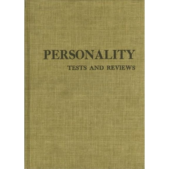 Tests in Print (Buros) Personality Tests and Reviews I, (Hardcover)