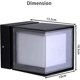 thumbnail image 2 of Outdoor Wall Lamp Led 12w Ip66 Waterproof Wall Light Modern Outdoor Lighting, 2 of 5