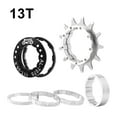 thumbnail image 1 of Langgg Bike 13T Single Speed Flywheel Aluminum Alloy Conversion Kit silver, 1 of 8