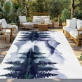 thumbnail image 3 of Fsddascl Purple Ombre Forest Outdoor Rug for Patio/Deck/Porch, Non-Slip Large Area Rug 5 x 8 Ft, Modern Landscape Abstract Art Indoor Outdoor Rugs Washable Area Rugs, Reversible Camping Rug Carpet, 3 of 5