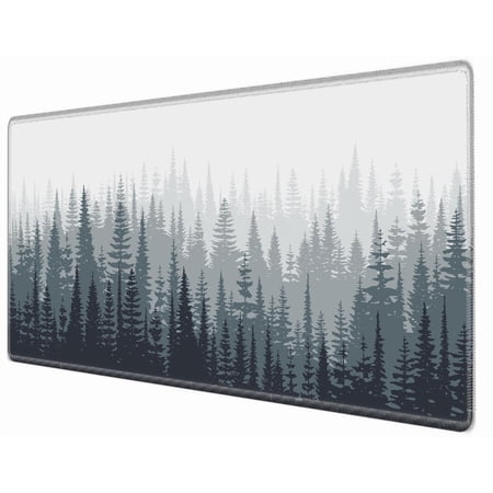 XXXL Gaming Mouse Pad 36x24 Inches Non-Slip Desk Mat with Tree Design