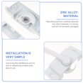 thumbnail image 3 of 2 Sets Sliding Window Sash Locks Zinc Alloy Cam Sash Locks Hung Window Latch Locks, 3 of 9