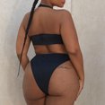 thumbnail image 5 of VerPetridure One Piece Bathing Suits for Women Full Coverage Women's Sexy One Piece Swimwear Solid Color Swimsuit Bikini Swimming Beachwear, 5 of 9