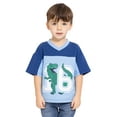thumbnail image 4 of Wonder Nation Toddler Boys Short Sleeve Graphic Football Jersey Top, Sizes 12M-5T, 4 of 5
