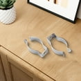 thumbnail image 2 of Narrow Base Tool Stainless Steel Spring Terry Clamp Heavy Duty Tool Storage Rack 25mm (height 37mm), 2 of 10