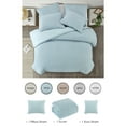 thumbnail image 4 of Grace Living Meah 3pc Twin/Twin XL Duvet Set, Blue, 4 of 7