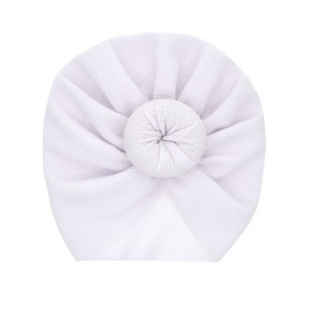 

Relanfenk Baby Hats Boy Girl Solid Knotted Beanie Headwear Cap Hat