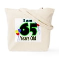 thumbnail image 2 of CafePress - 65Th Birthday Tote Bag - Unisex Canvas Tote Bag, Beige, 1-Piece, 2 of 9