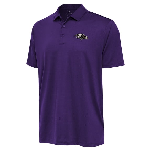Men's Antigua  Purple Baltimore Ravens-Ellipse Performance Polo