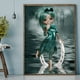 thumbnail image 3 of Wdftyju 5D DIY diamante pintura ojos grandes chica verde taladro completo Rhinestone mosaico Kit Wdftyju 6nl1fn0vk6ar3cd4, 3 of 9