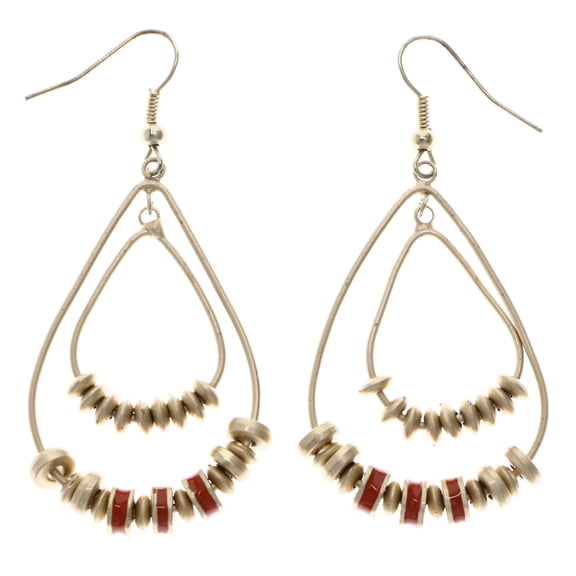 Mi Amore Dangle-Earrings Gold-Tone/Orange
