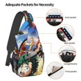 thumbnail image 4 of My Hero Academia Sling Bag Crossbody Backpack Chest Bags Diagonally Travel Daypack For Women Men Adults Teen, 4 of 8