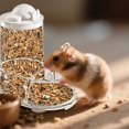 thumbnail image 4 of Automatic Small Pet Food Dispenser And Water Bowl Transparent Feeder For Gerbils Mice Hedgehogs Parrots Ferrets Stable Design, 4 of 4