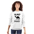 thumbnail image 3 of Hump Day Camel Wednesday Weekday Unisex Plus Fleece Graphic Sweatshirt Brisco Brands 3X, 3 of 5