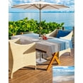 thumbnail image 5 of Fsddascl Ocean Beach Outdoor Tablecloth - 60x102 Inch Rectangle Dining Table Cover, Summer Nature Blue Sea Waves Sky Cloudy Waterproof Outdoor Table Cloth with Umbrella Hole & Zipper for Patio, 5 of 7