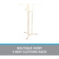 SSWBasics 3Way Adjustable Clothing Display Rack Sleek, Sturdy
