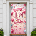 thumbnail image 6 of Pink Glitter 10th Birthday Banner Shiny Letters Single Digits Display Colorful Balloons Star Decorations I'm 10 Birthday Backdrop for Kids' Birthday Party Girls' Celebration Indoor Decoration, 6 of 9