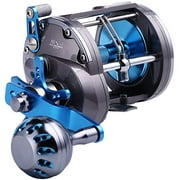 Sougayilang Trolling Reel Saltwater Level Wind Reels,Conventional Reels Boat Fishing Ocean Fishing for Sea Bass Grouper Salmon-SHA4000 Right Handed-NO Line Counter