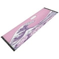 thumbnail image 6 of Wave and Blossom Illustration 72x23.5" Bedroom Runner Rug, Durable and Non-Slip for Hallways and Living Rooms, 6 of 8