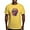 Yellow, variant on - Vibrant Psychedelic Skull Men's Value T Shirt - Men's Classic Graphic T-Shirt