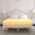 thumbnail image 2 of PiccoCasa Satin Silk Fitted Bed Sheet with 12 inch Deep Luxury Smooth Full Golden Tone, 2 of 6