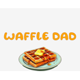 thumbnail image 2 of Waffle Dad Dad Jokes for Father's Day Men's White Crew Neck Short Sleeve Tee-Medium, 2 of 2