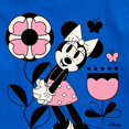 thumbnail image 3 of Disney - Minnie Mouse with Flowers & Butterflies - Youth Short Sleeve Graphic T-Shirt, 3 of 5
