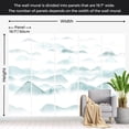 thumbnail image 3 of Abstract Wallpaper Wall Mural - Mountains in The Fog, 3 of 5