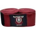 thumbnail image 5 of amber fight gear elastic thick hand wraps, maroon, 180", 5 of 8