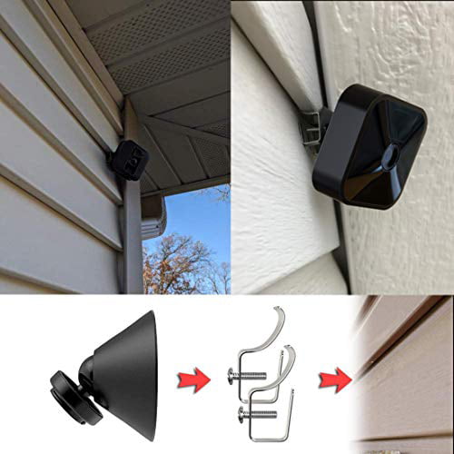 20 Pack No-Hole Needed Outdoor Siding Cam Hanger for Mounting Blink Xt2/Xt Cameras Home Security System Blink XT2 Camera Vinyl Siding Clips Hooks 