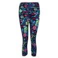thumbnail image 2 of para mujer Pantalones deportivos elásticos de tiro medio de 3/4 de longitud Patrones L Jinwen polainas capri mujer, 2 of 8