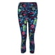 thumbnail image 2 of Leggings capri para mujer, de tiro medio, elásticos, deportivos, con estampados variados. L, 2 of 9