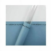 Panda Superstore Single Rose Packaging Bag Flower Bouquet Bag Wrapping Paper, Blue - 20 Piece