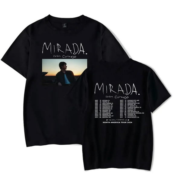 Ivan Cornejo Mirada Tour Merch T-Shirt Women Men Crewneck Short Sleeve Fashion Tee