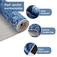thumbnail image 6 of Boho Modern Abstract Area Rug 5x7 Machine Washable, Non-Slip Backing, Soft Low Pile Faux Wool Carpet for Living Room, Bedroom, Dining Room, 6 of 9
