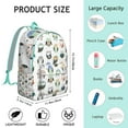 thumbnail image 5 of Cute Night Owl Backpack – Snowy Owl and Stars Print School Bag for Owl Lovers and Creative Travelers, 5 of 5