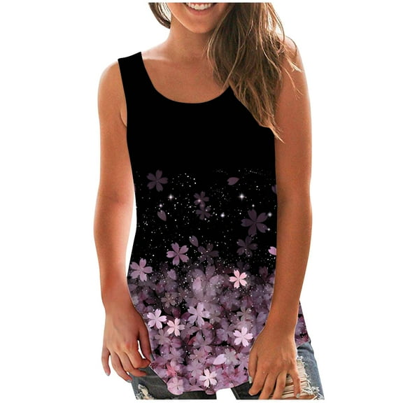 Black Women's Tanks, Women'S Plus Size Loose V Neck Sleeveless T Shirts Dot T Shirts Baggy T Shirt Sports Gym Work Shirts Strappy Casual Loose Summer Tee Top Blouse Tunic Ladies,Women's Tanks & Camis