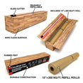 thumbnail image 6 of ChicWrap Butcher Block Parchment Refillable Dispenser with 15" x 205' Roll of Culinary Grade Parchment Paper, 6 of 16