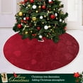 thumbnail image 6 of Coolnut Valentine's Day Heart Christmas Tree Skirt Home Decoration Large Round Christmas Tree Skirt for Holiday Party Home Christmas Day Ornaments,35.4", 6 of 6