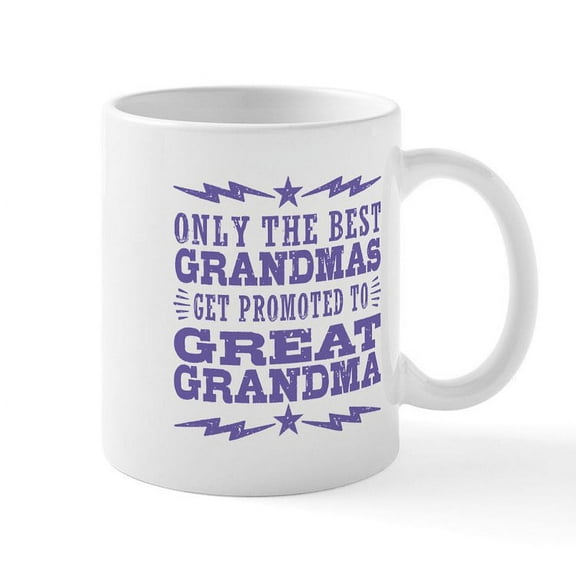 CafePress - Great Grandma Mug - 11 oz Ceramic Mug - Novelty Coffee Tea Cup