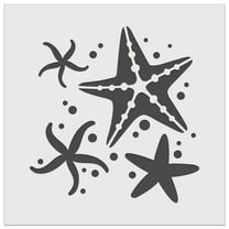 Ocean Starfish Sea Stars DIY Cookie Wall Craft Stencil - 5.5 Inch