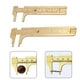 thumbnail image 4 of Kit de herramientas Lylong Mini escala de latón 80/100 mm Calibre deslizante Calibrador Vernier Regla Herramienta de medición 100 mm, 4 of 7