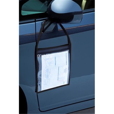 Petoskey  Clear Front & Solid Back With Handle, Top Open Grommet Work Ticket Holder - 25 Per Box