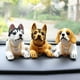 thumbnail image 4 of Adornos para coche Lindo perro con cabeza movible Adornos para coche Muñeco de dibujos animados Tablero de instrumentos Muñeco de peluche creativo con cabeza movible de perro, 4 of 6