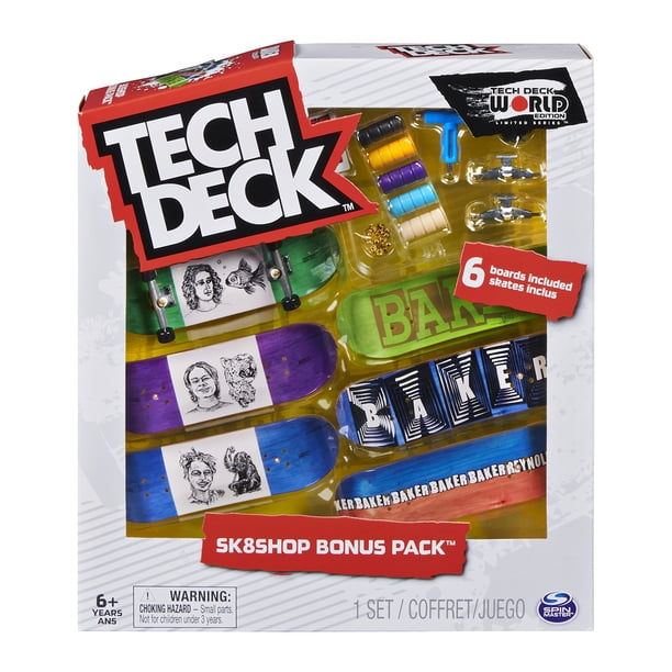 TECH DECK SK8shop Bonus Pack Skateboards Serie 2021 (Primitivo) TECH DECK TECH DECK