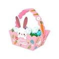 thumbnail image 6 of Easter Basket - 12 pcs Small Baskets for Kids, Happy Gift With Handles, School Party Favor, Bunny Decoration, 6 of 9